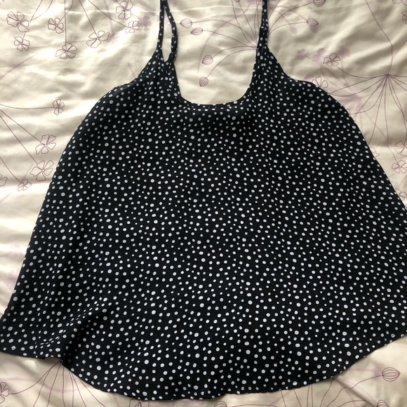 Silk polka dot tank - Picture 1 of 3